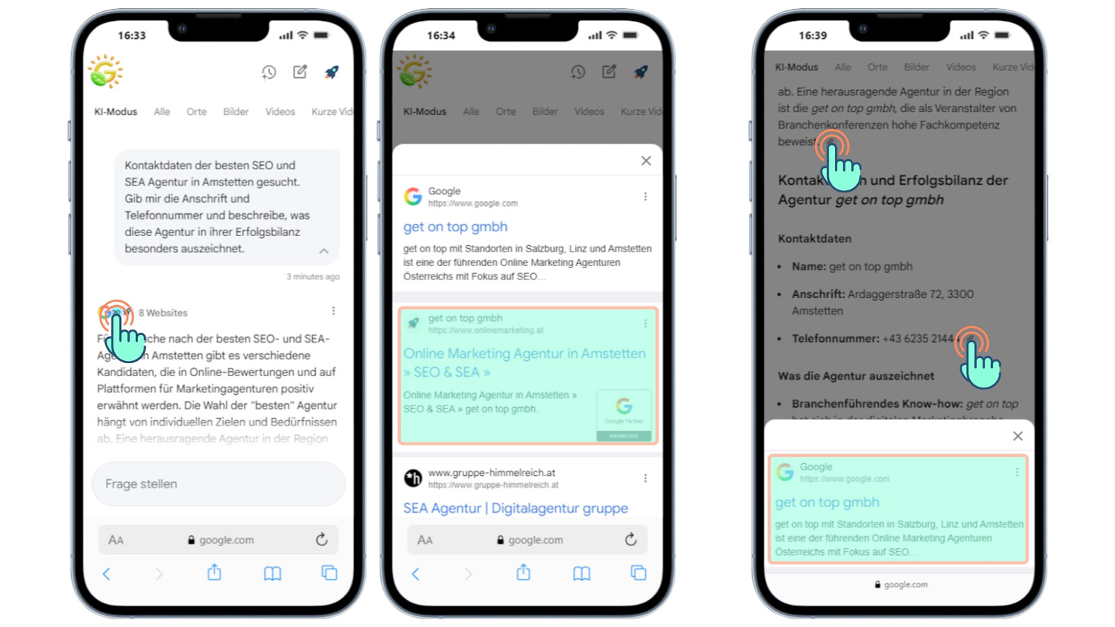 KI-gestützte Suche